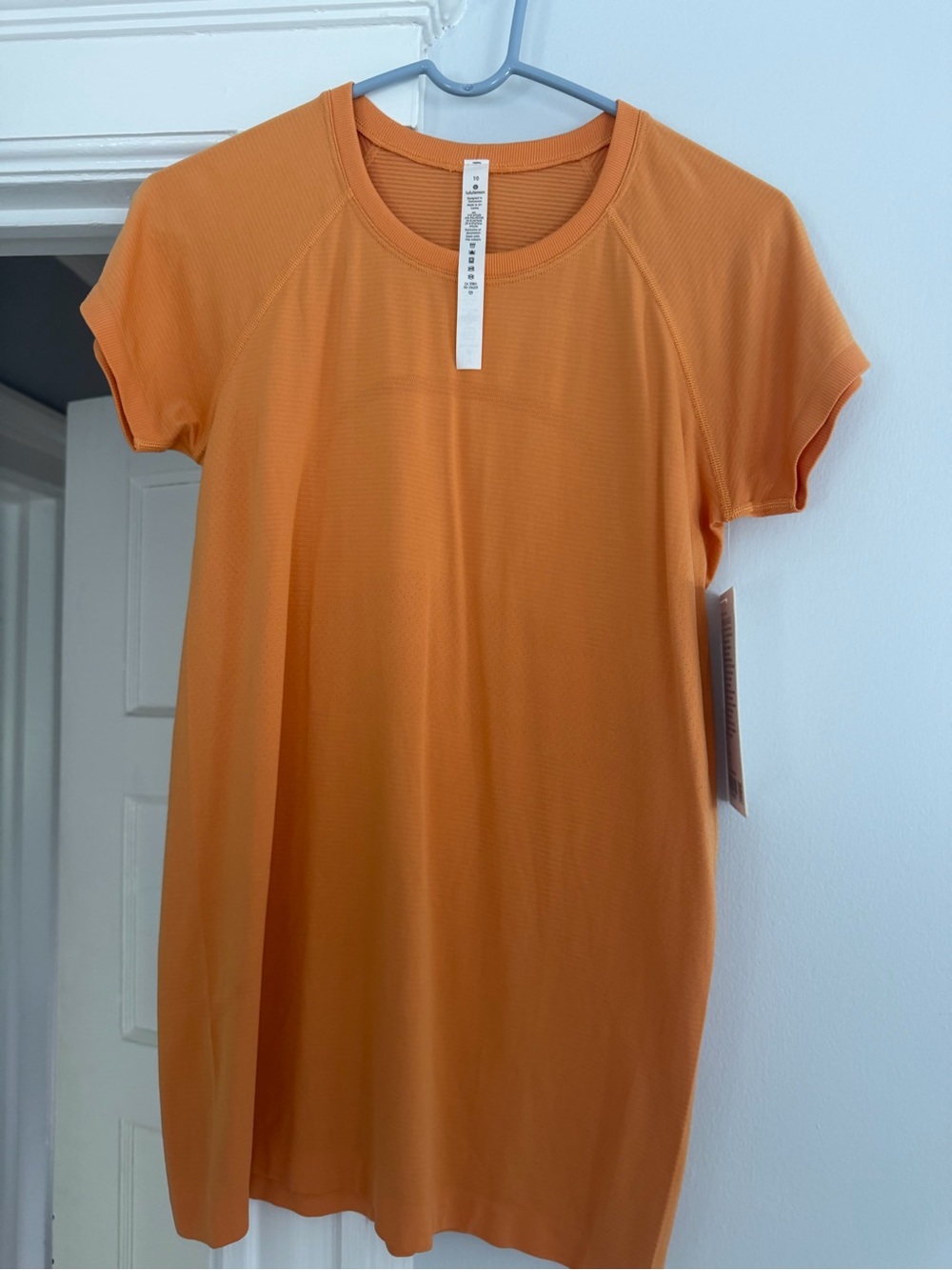 lululemon athletica Orange Swiftly Tech Short Sleeve Tee